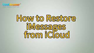 How to Recover iMessages from iCloud