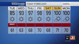 Major warm up around Phoenix this week