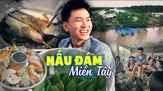 NẤU ĐÁM ở xóm nhà sàn bí ẩn giữa rừng - Tết Miền Tây Việt Nam