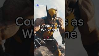 Countries as Wolverine | Ai Generated