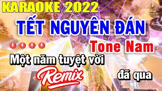 Tết Nguyên Đán Karaoke Tone Nam Nhạc Sống 2022 | Trọng Hiếu