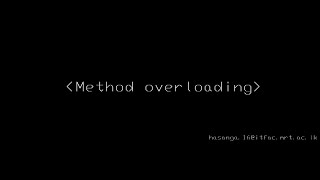 Method Overloading and type promotion