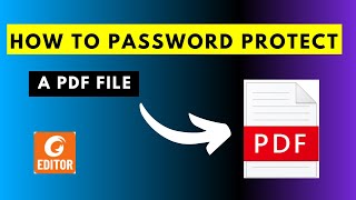 How to Password Protect a PDF Document Using Foxit PDF Editor Pro