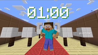 Quick 1 Minute Countdown | Minecraft Dance Timer