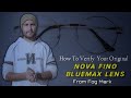 How To Verify Original Nova Fine Bluemax Lens By Fog Mark - Eyewear