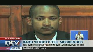 DJ Evolve Case: MP Babu Owino 'shoots the messenger', threatens to sue