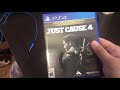 unboxing just cause 4 gold edition before release ps4