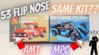 Comparing the AMT \u0026 MPC 53 Flip Nose Ford Pickup