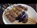 東松山【やきとりひびき】のやきとり やきとん yakitori of hibiki in higashimatsuyama.【飯動画】