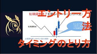 エントリーパターンを考えるシリーズ ローソク足で見る「調整の終わり」　　無敗最速FX