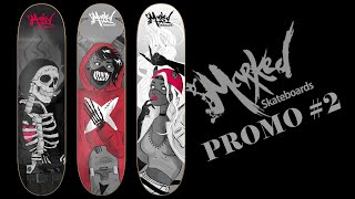 Demon Skate Series Decks Now Available Marked Skateboards PROMO #2 (Team Night Skate)