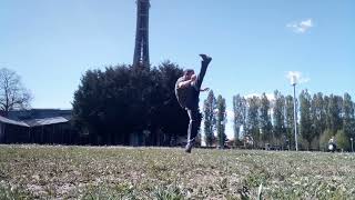 leg splits at Bissuola Park (Mestre - Venice)