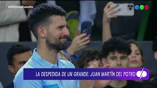 Novak Djokovic And Del Potro Crying After Juan Martin Del Potro's Final Match in Argentina