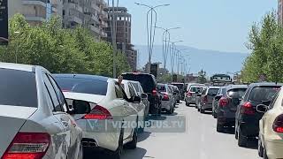 Fundjava me trafik të rënduar, probleme me qarkullimin në Vlorë