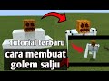 tutorial membuat golem salju😱