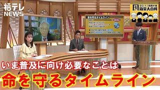 【命を守るタイムライン 普及に向け必要なことは】防災大百科（２月８日放送）