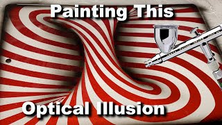 Airbrushing 3-D Illusion