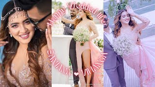 Happy Wedded life sweet love Birds | SANJANA ❤️ VIHANGA