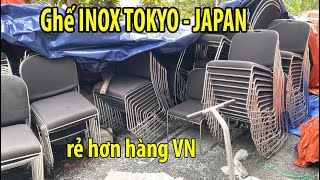 (ĐÃ BÁN HẾT ) Ghế Inox 304 từ TOKYO JAPAN ĐÃ Cập Bến AE Nhanh Tay - 0906.399.207