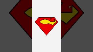 Draw Superman logo in python | turtle | turtle graphics #19 #shorts #python #pythontutorial