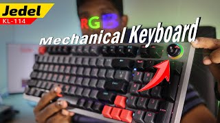 Jedel KL-114 RGB Mechanical Keyboard review in Sinhala | UnlimitedLK