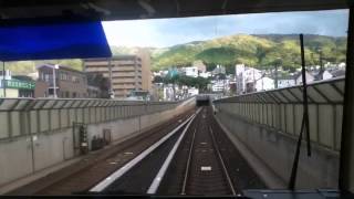 生駒トンネルから近鉄新石切駅の景色はいい