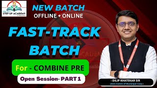 FASTTRACK BATCH FOR COMBINE PRE - OFFLINE + ONLINE - FREE SESSION