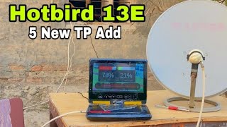 Hotbird 13E Latest Update 5-3-2024 || 5 new tps add.