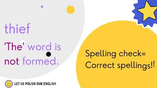Tricks for correct spellings | let us polish our English