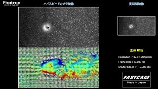 「流体解析」のスローモーション映像