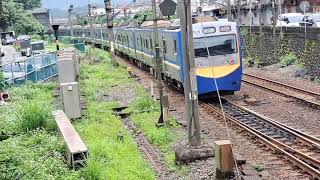 4172次樹林發車經由宜蘭線開往蘇澳的EMU708+EMU707阿福號區間車