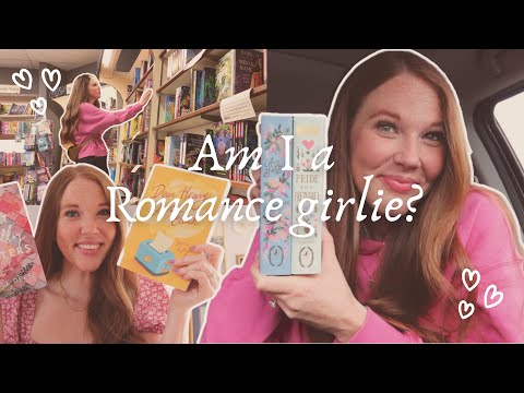 Am I a romantic girl?? Reading Christian romances and shopping at a bookstore