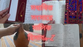 যেভাবে বেতনের টাকা হিসেব করে আমার ||মধ্যবিত্ত সংসারে মাসিক বাজার থেকে টাকা জমিয়ে রাখি ||