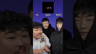 1% vs 50% vs 100% #beatbox #tiktok