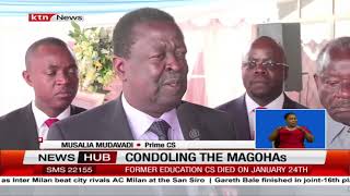 Condoling the Magohas: Cabinet Secretaries contribute Sh1.2M towards Magoha funeral arrangements
