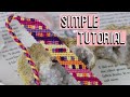 BRAIDED TWIST SIMPLE TUTORIAL [CC] || Friendship Bracelets