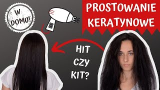 Jak robię keratynowe prostowanie włosów w domu 🏠 KATIVA 👩‍🦱