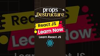 props destructure in React JS | Learn React JS | React JS Tutorial | React JS full course | React JS