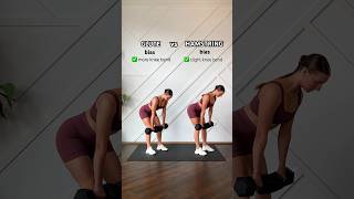 GLUTES vs HAMSTRINGS in RDLS #shorts