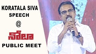 Koratala Siva Superb Speech at NOTA Public Meet | Vijay Deverakonda | Silly Monks Tollywood