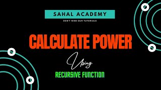 5. Calculate Power using JAVASCRIPT RECURSIVE FUNCTION