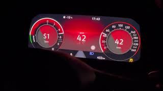 VW Golf 8 eHybrid 204hp | 0-100 | 60-100 - Winter -15*c performance