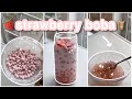 How to make 🍓strawberry boba🧋| from my TikTok @kailin.tv