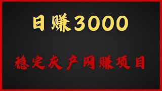 网络赚钱 网赚 项目 十分钟教你如何日赚3000 毫无风险的 灰产 网赚 网络赚钱项目 适合所有人做的挣钱项目