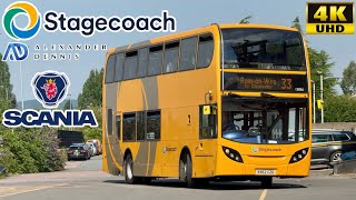 [Stagecoach West: 33 Hereford to Gloucester via King’s Thorn \u0026 Ross-on-Wye] Enviro400 Scania N230UD