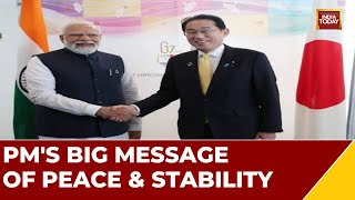 PM Modi Holds Talks With Japanese Counterpart Kishida | G7 Summit Japan