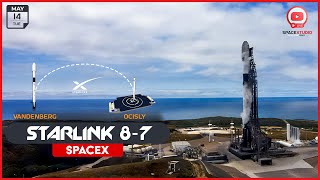 LIVE: SpaceX Launches Starlink 8-7 From Vandenberg, California | 50th Launch of 2024