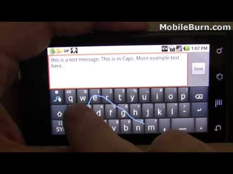 Swype for Android demo Swype for Android demo