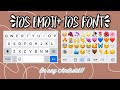 How to get ios emoji + ios font on any Android phone || Hridya k.