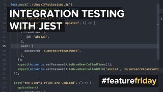 #FeatureFriday: Jest との統合テスト